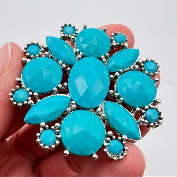 Aldo Turquoise Statement Southwest Ring size 7‎ - Picture 11 of 13
